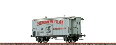 BRAWA 47890 - H0 - Gedeckter Güterwagen -Falken Brauerei-, SBB, Ep. III